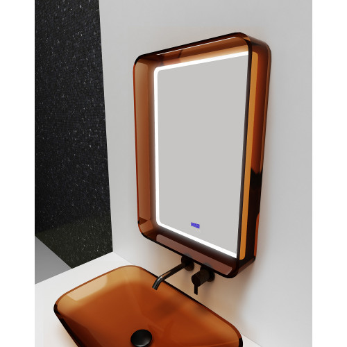 Зеркало для ванной ABBER Kristall AT6701Opal с подсветкой