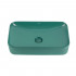 Раковина накладная ABBER Rechteck AC2204MBG зеленая матовая