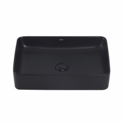 Раковина накладная ABBER Rechteck AC2207MB черная матовая