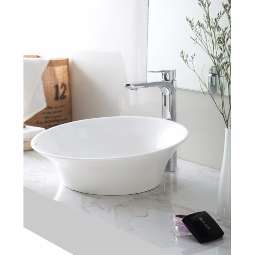 Раковина накладная ABBER Stein AS2607 белая матовая