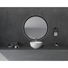 Раковина накладная ABBER Stein AS2617 белая матовая