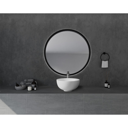 Раковина накладная ABBER Stein AS2617 белая матовая