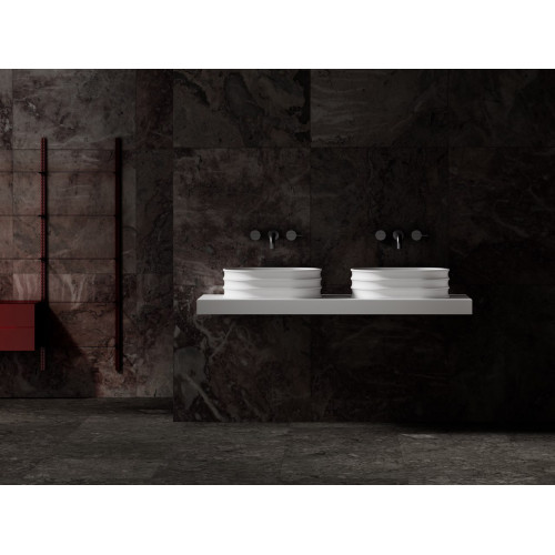 Раковина накладная ABBER Stein AS2650 белая матовая