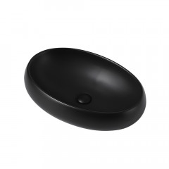 Раковина накладная ABBER Bequem AC2102MB черная матовая