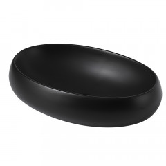 Раковина накладная ABBER Bequem AC2102MB черная матовая