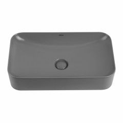 Раковина накладная ABBER Rechteck AC2204MG серая матовая