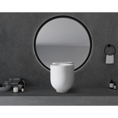 Раковина накладная ABBER Stein AS2618 белая матовая