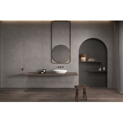 Раковина накладная ABBER Stein AS2635 белая матовая