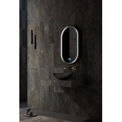 Раковина накладная карбоновая ABBER Karbon AK2042 черная