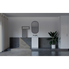 Раковина отдельностоящая ABBER Stein AS2503-H белая матовая