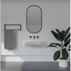 Раковина подвесная ABBER Stein AS2627-1.2 белая матовая