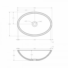Раковина накладная прозрачная ABBER Kristall AT2802Vesuvian оливковая