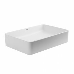 Раковина накладная ABBER Rechteck AC2207MW белая матовая