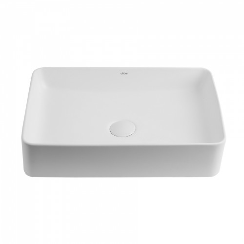 Раковина накладная ABBER Rechteck AC2207MW белая матовая