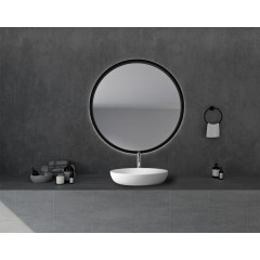 Раковина накладная ABBER Stein AS2619 белая матовая