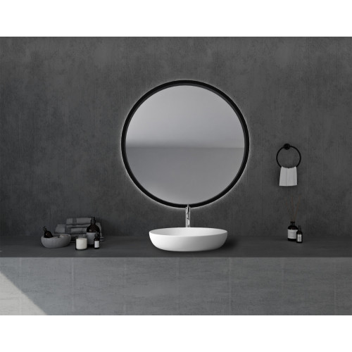 Раковина накладная ABBER Stein AS2619 белая матовая