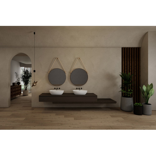 Раковина накладная ABBER Stein AS2636 белая матовая