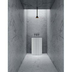 Раковина отдельностоящая ABBER Stein AS2551-H белая матовая