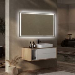 Зеркало ABBER See AG6115SL-1.2 с подсветкой, сенсорный выключатель, диммер