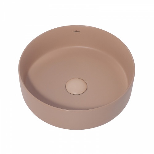 Раковина накладная ABBER Bequem AC2108MBB бежевая матовая