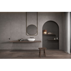 Раковина накладная ABBER Stein AS2637 белая матовая