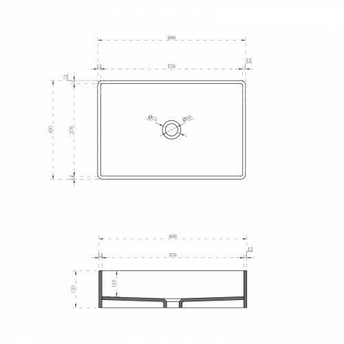 Раковина накладная прозрачная ABBER Kristall AT2803Onyx черная