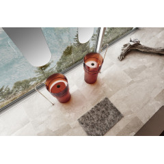 Раковина отдельностоящая прозрачная ABBER Kristall AT2701Opal коричневая