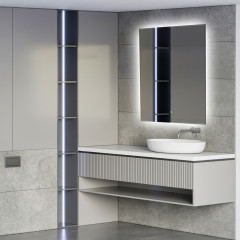 Зеркало ABBER See AG6103S-0.6 с подсветкой, сенсорный выключатель, диммер