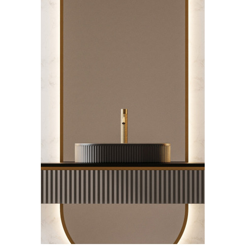 Раковина накладная ABBER Bequem AC2116MB черная матовая