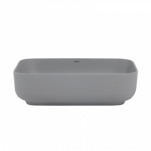 Раковина накладная ABBER Rechteck AC2202MG серая матовая