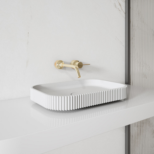 Раковина накладная ABBER Stein AS2602 белая матовая