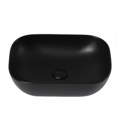 Раковина накладная ABBER Rechteck AC2200MB черная матовая