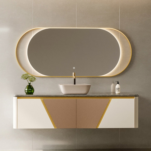 Раковина накладная ABBER Rechteck AC2200MBE светло-бежевая матовая