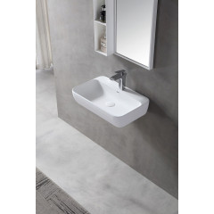 Раковина подвесная ABBER Stein AS2654 белая матовая