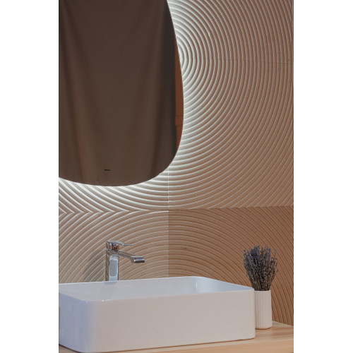 Зеркало ABBER Teil AG6501S с подсветкой, бесконтактный выключатель, диммер