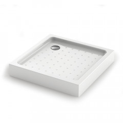 Душевой поддон квадратный Veconi Tezeo Acrylic TZ-52, 900x900x150, акрил, белый