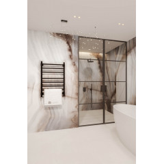 Полотенцесушитель электрический Barro-B, 50/80, черный