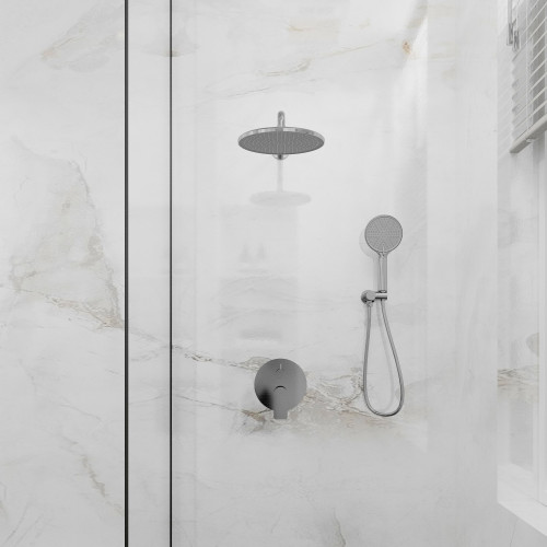 Встраиваемая душевая система LICATA, Хром глянец