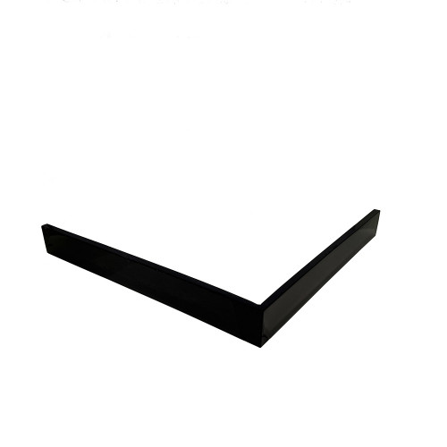 Экран для душевого поддона Veconi Pietra PS B, 900x900x30, гелькоут и стекловолокно, черный