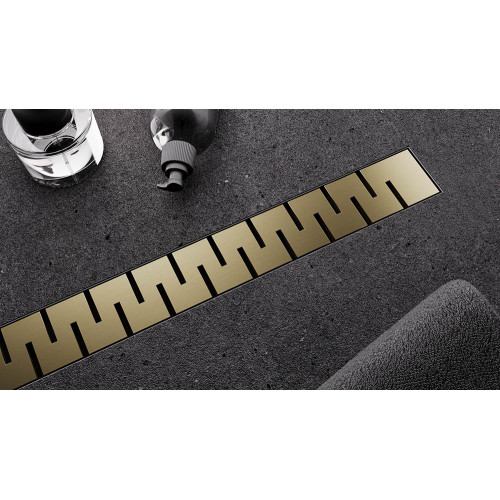 Душевой лоток Veconi Stesso Line Gold 900