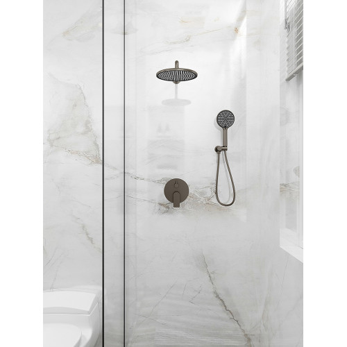 Встраиваемая душевая система LICATA, Графит брашинг