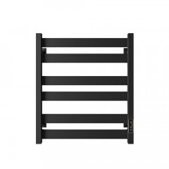 Полотенцесушитель электрический Piatto, 50/80, черный