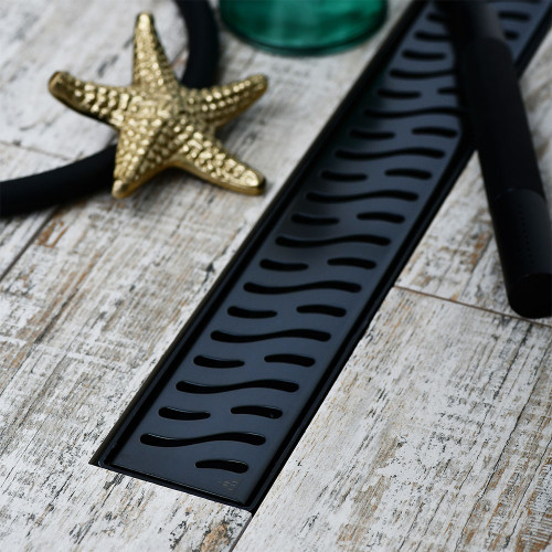 Душевой лоток Veconi Harmony Black 750