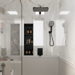 Встраиваемая душевая система AVELLA, Чёрный матовый