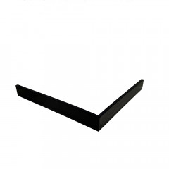 Экран для душевого поддона Veconi Pietra PS B, 1000x800x30, гелькоут и стекловолокно, черный