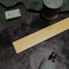 Душевой лоток Veconi Stesso Gold 800