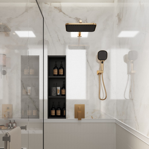 Встраиваемая душевая система AVELLA, Золото брашинг