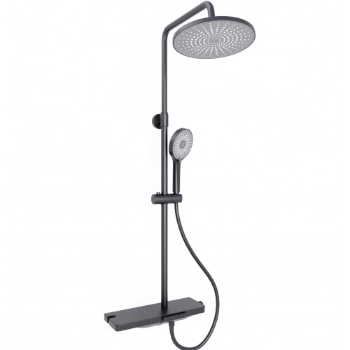 Душевая стойка ENNA, чёрный матовый