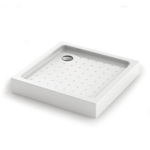 Душевой поддон квадратный Veconi Tezeo Acrylic TZ-52, 1000x1000x150, акрил, белый