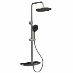 Душевая стойка ENNA, графит брашинг